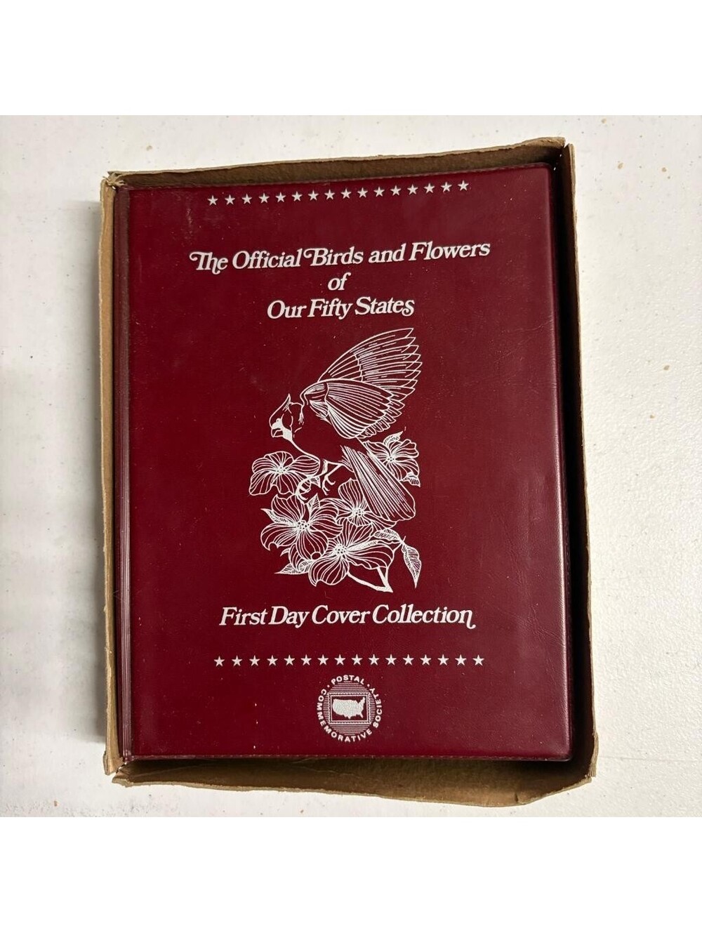 1982 State Birds and Flowers First Day Cover Collection Album Postal